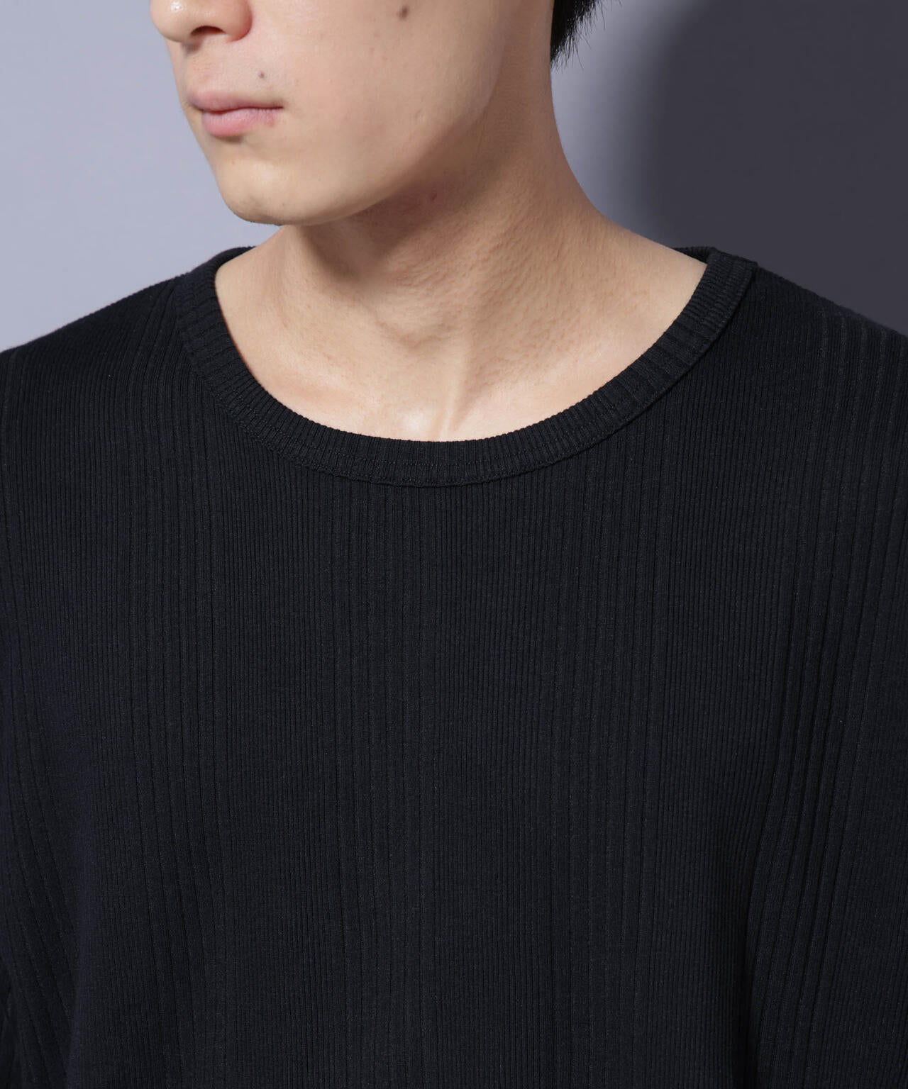 NORMANBROS/NORMANBROS別注 テレコUネックTシャツ 半袖 6725224001