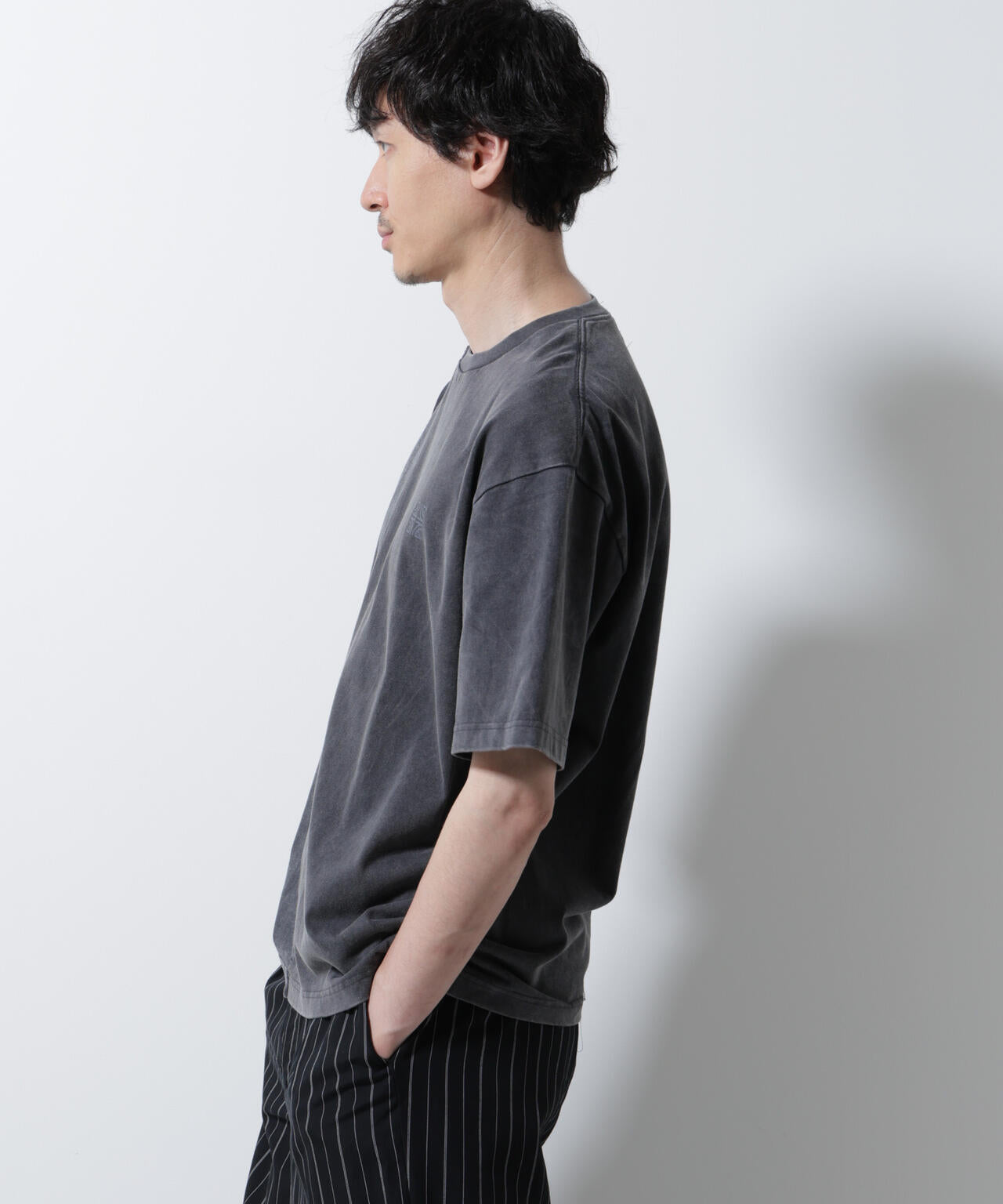 「A-C-Z」2トーンピグメントTシャツ 半袖 6725224203