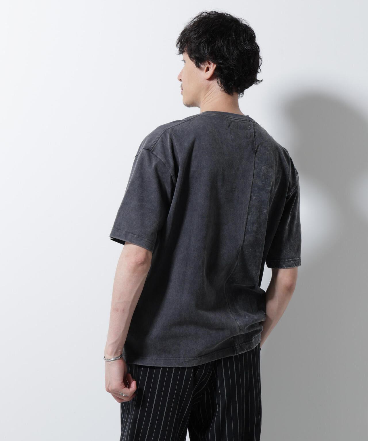 「A-C-Z」2トーンピグメントTシャツ 半袖 6725224203
