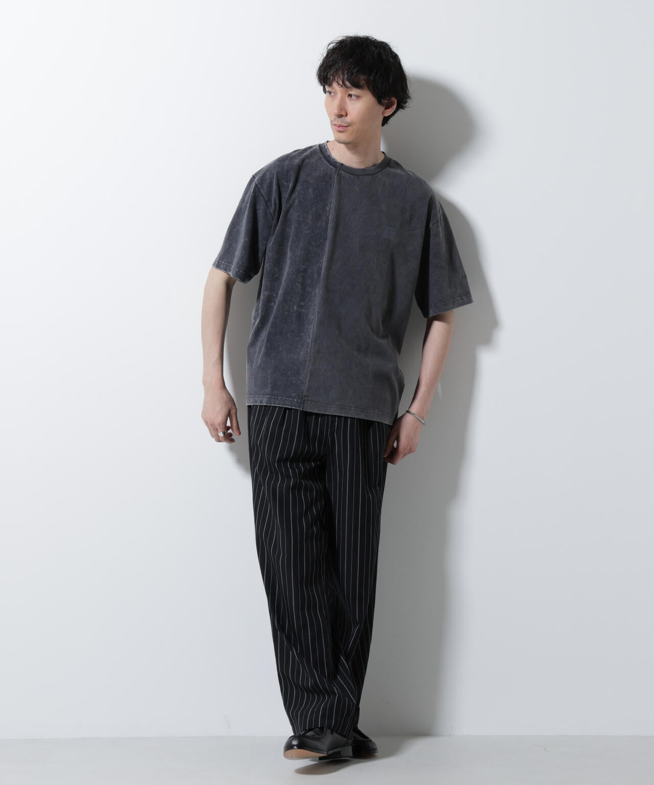 「A-C-Z」2トーンピグメントTシャツ 半袖 6725224203