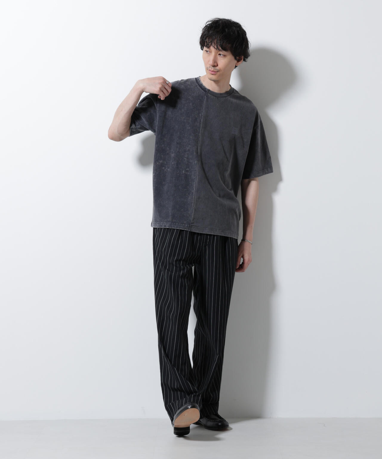 「A-C-Z」2トーンピグメントTシャツ 半袖 6725224203