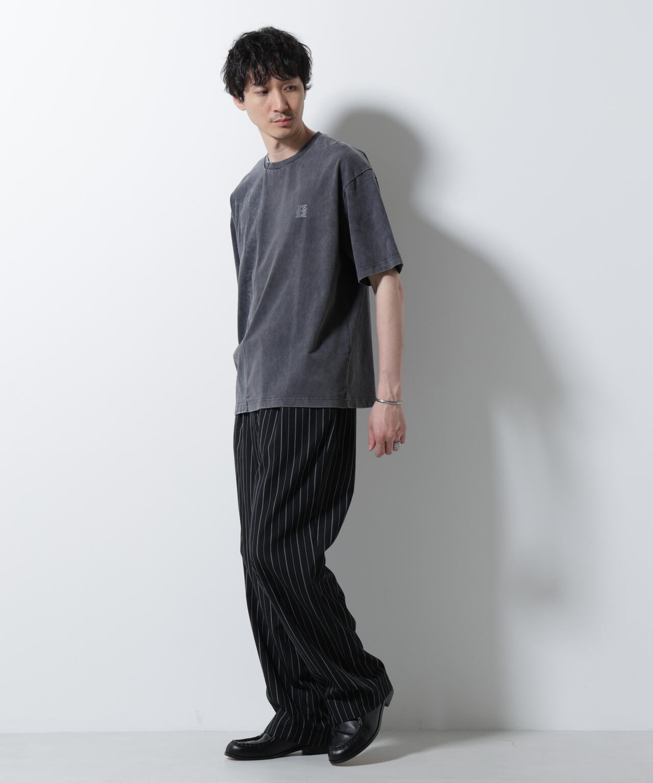 「A-C-Z」2トーンピグメントTシャツ 半袖 6725224203