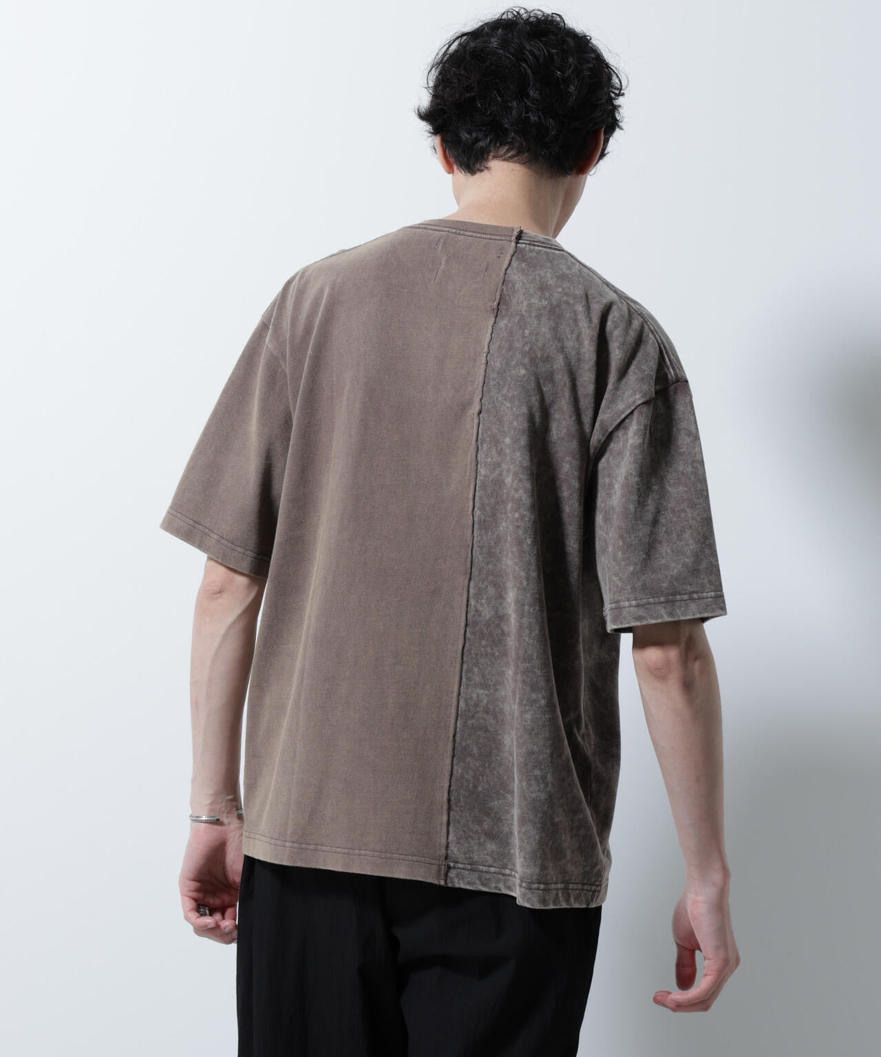 「A-C-Z」2トーンピグメントTシャツ 半袖 6725224203