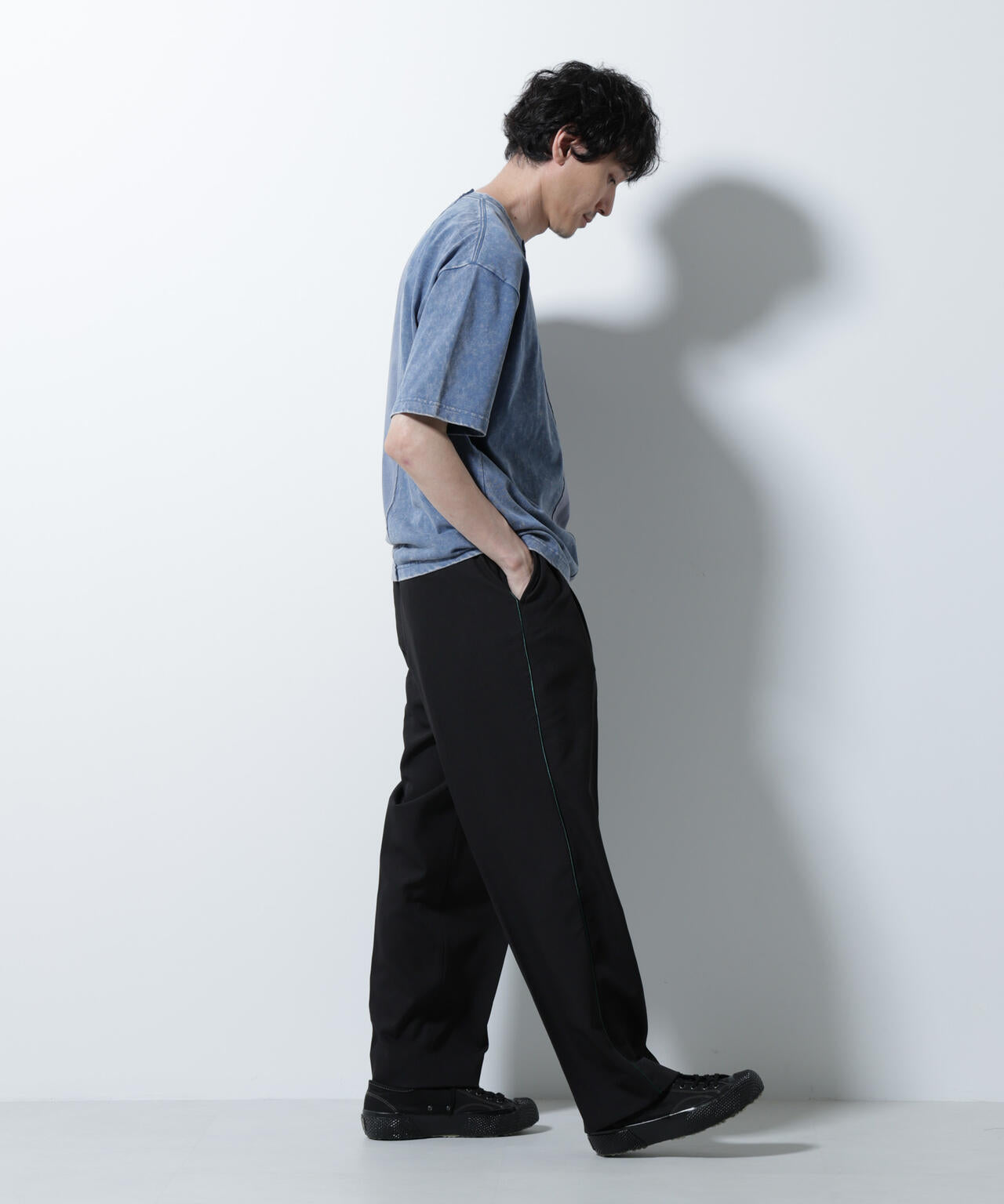 「A-C-Z」2トーンピグメントTシャツ 半袖 6725224203