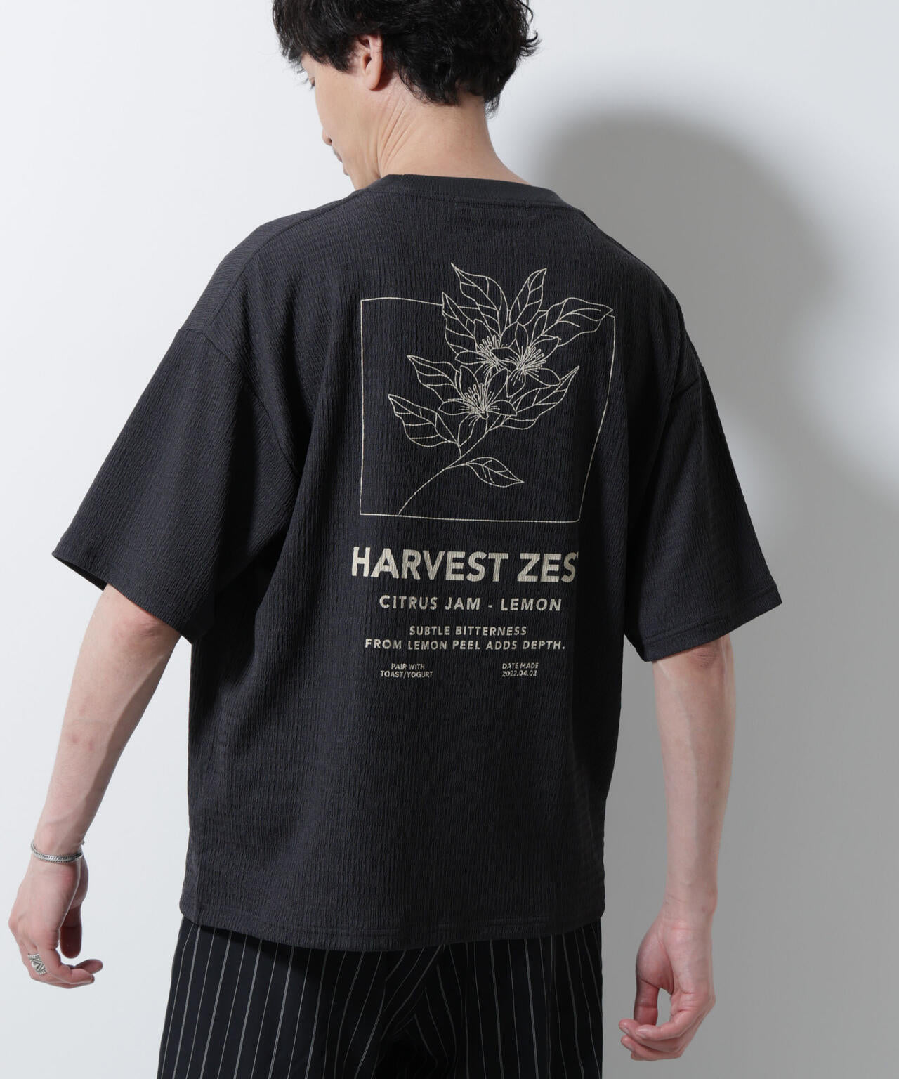 楊柳プリントTシャツ 半袖 6725224207