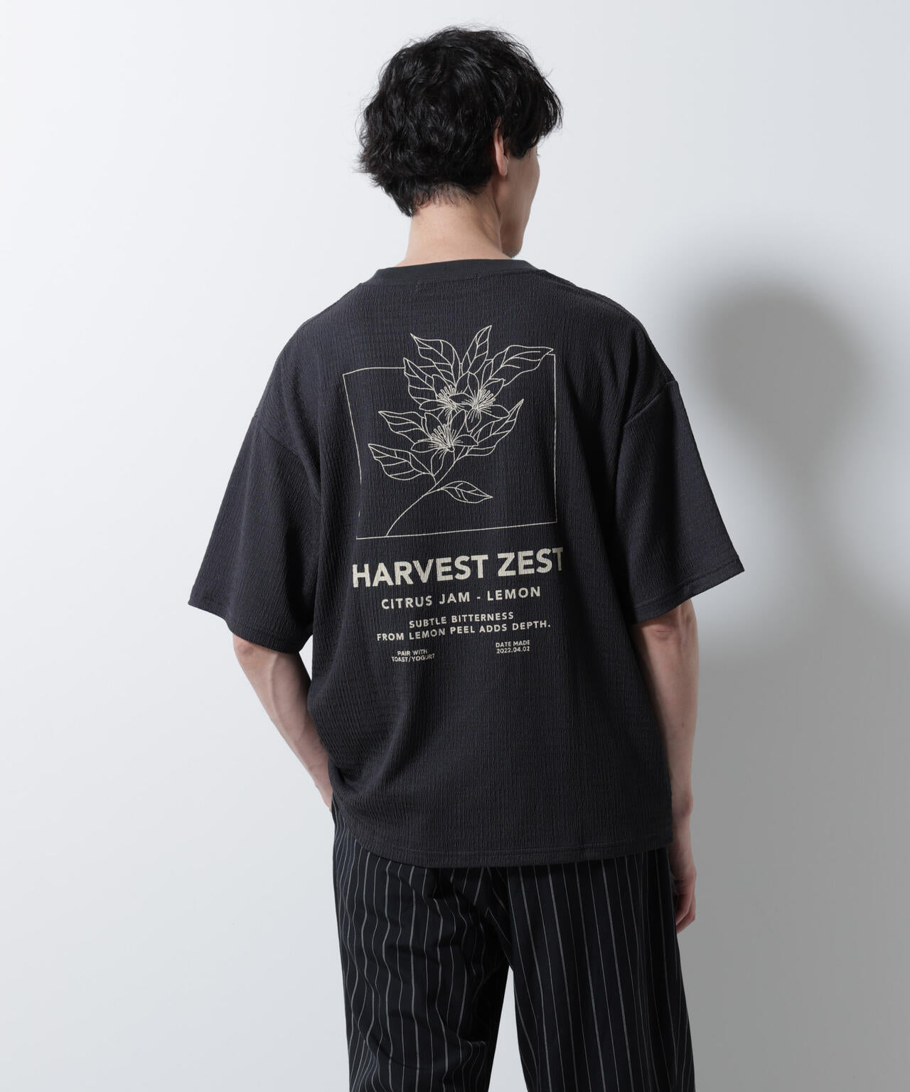楊柳プリントTシャツ 半袖 6725224207
