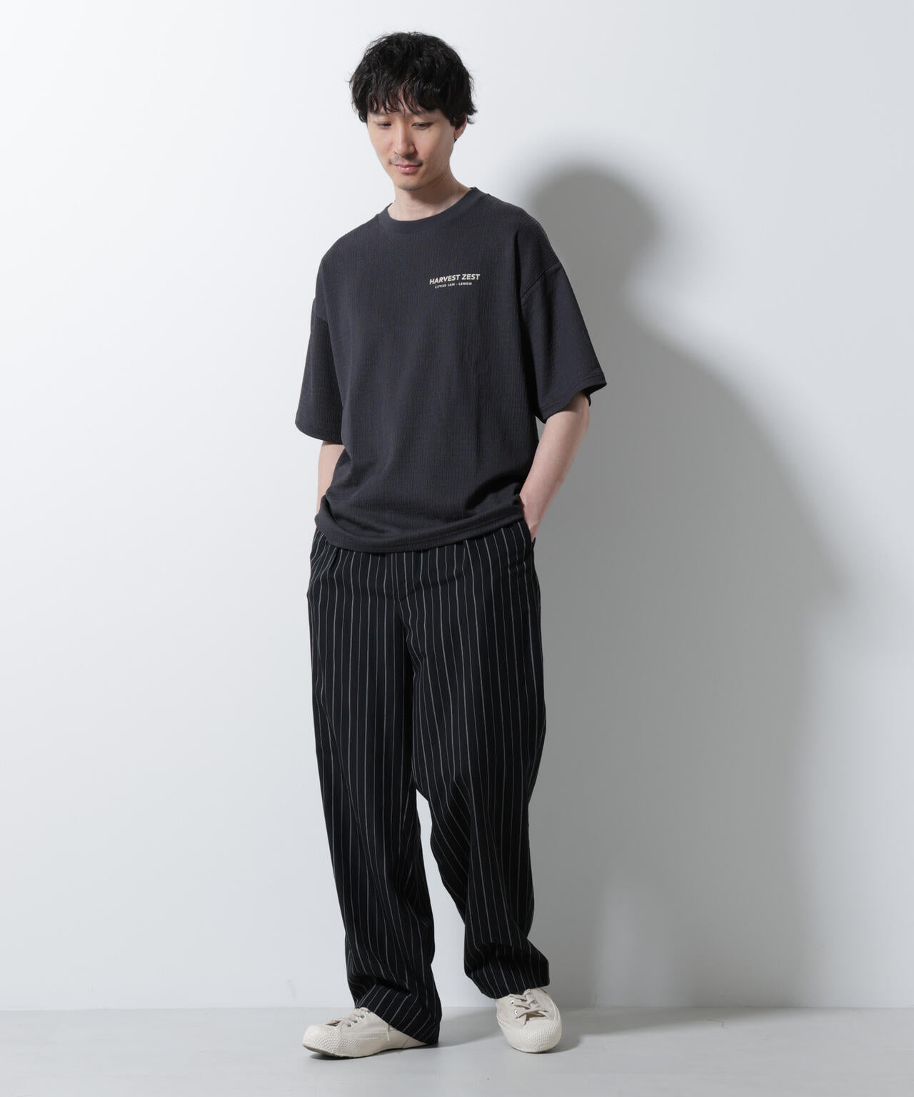 楊柳プリントTシャツ 半袖 6725224207