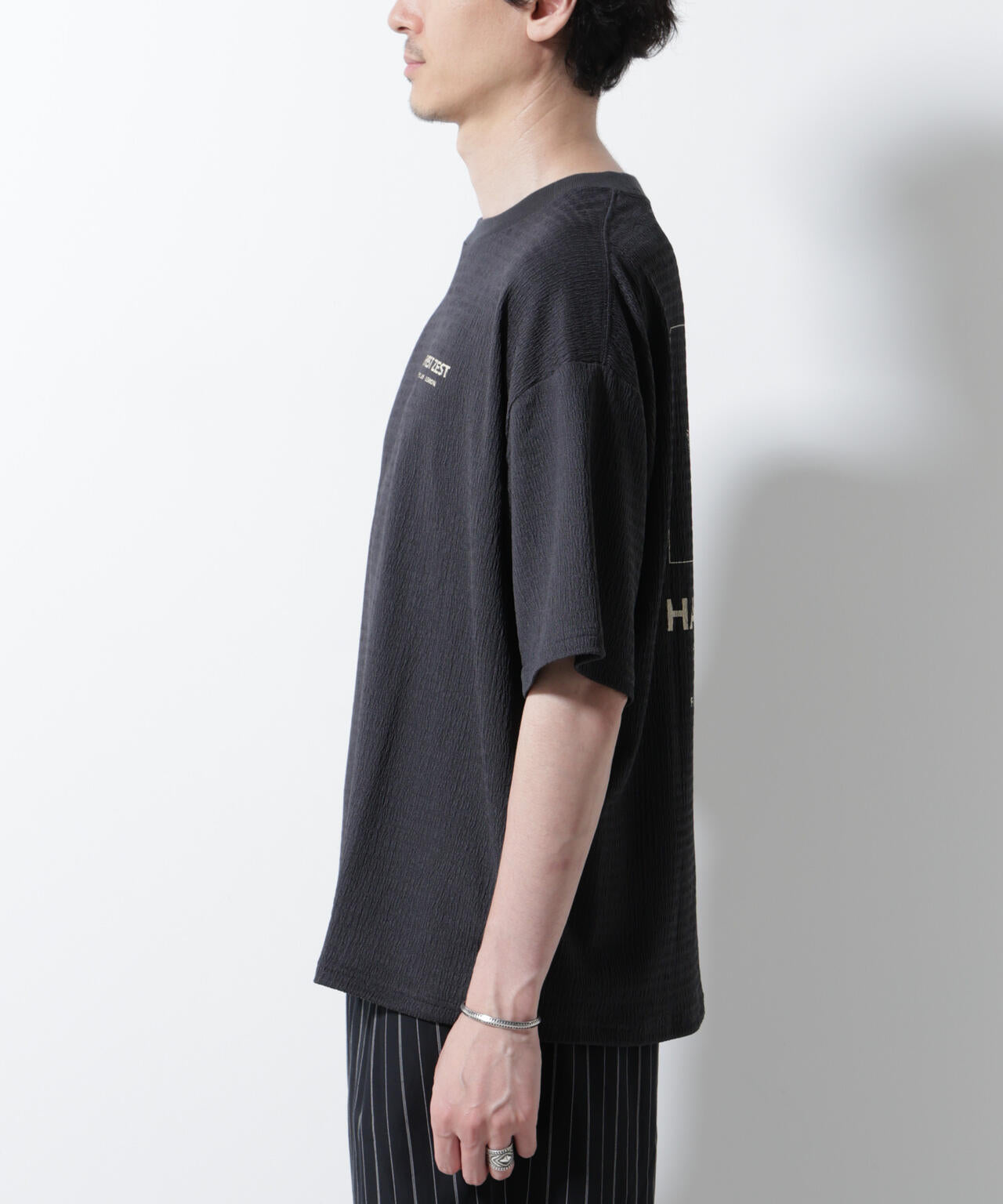 楊柳プリントTシャツ 半袖 6725224207