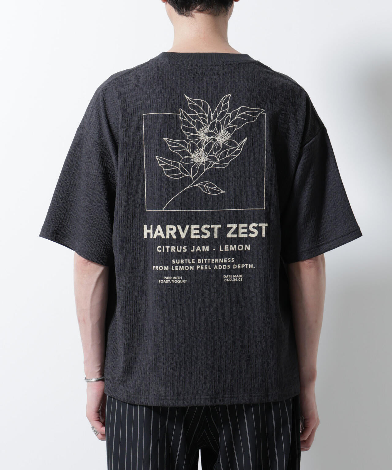 楊柳プリントTシャツ 半袖 6725224207