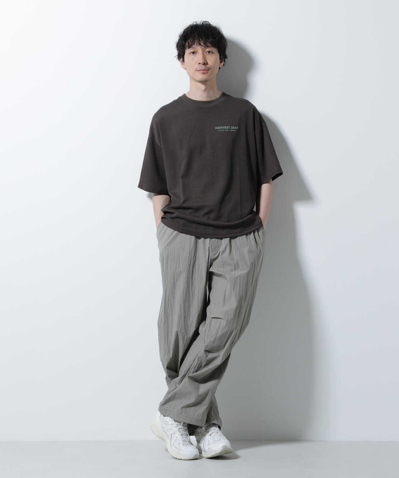 楊柳プリントTシャツ 半袖 6725224207