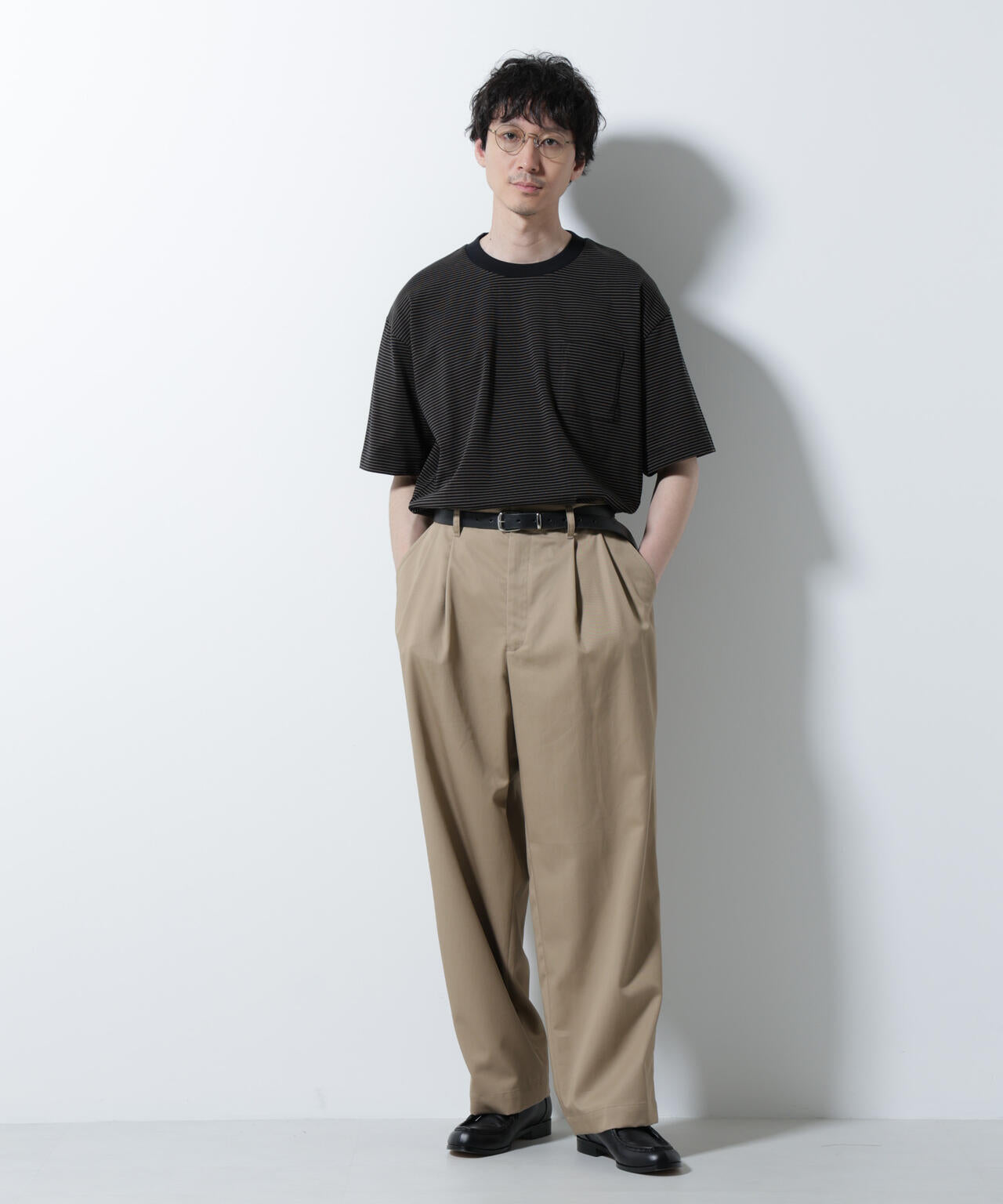 20シルケットボーダーTシャツ 半袖 6725224208