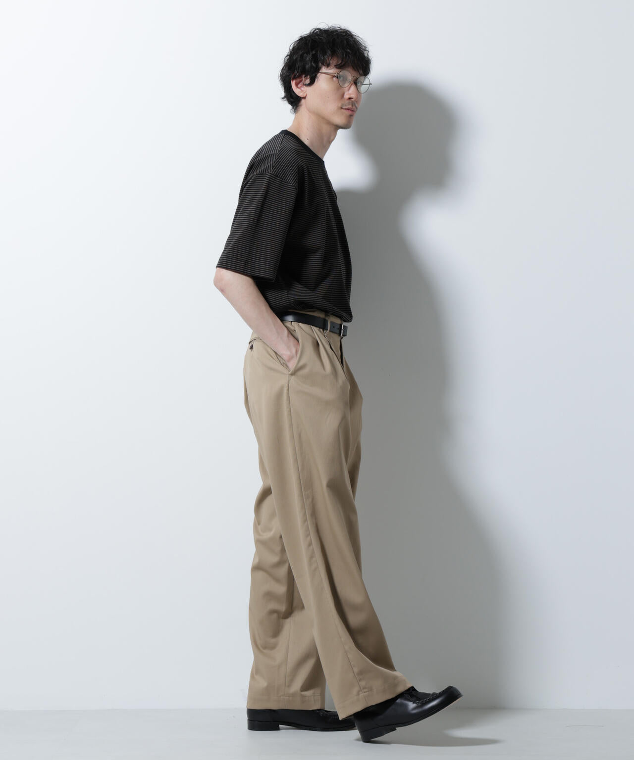 20シルケットボーダーTシャツ 半袖 6725224208