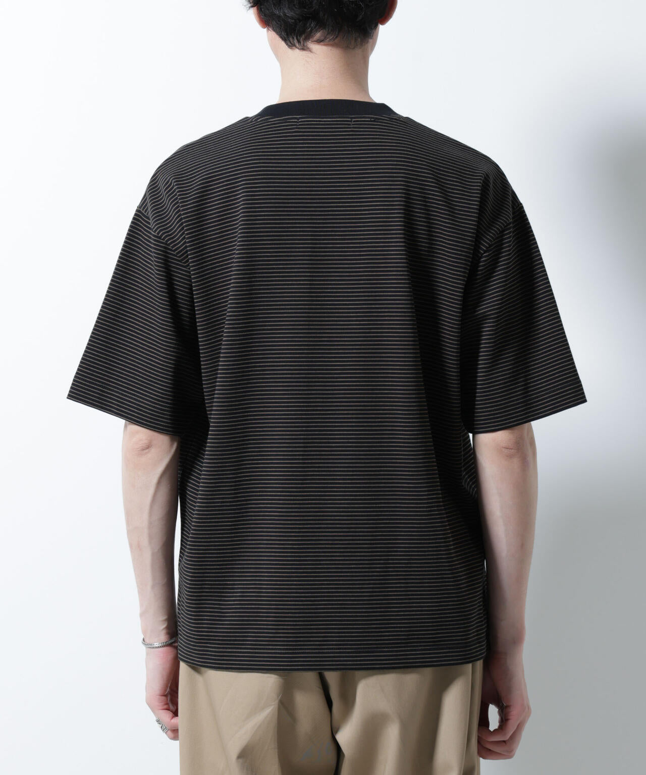 20シルケットボーダーTシャツ 半袖 6725224208