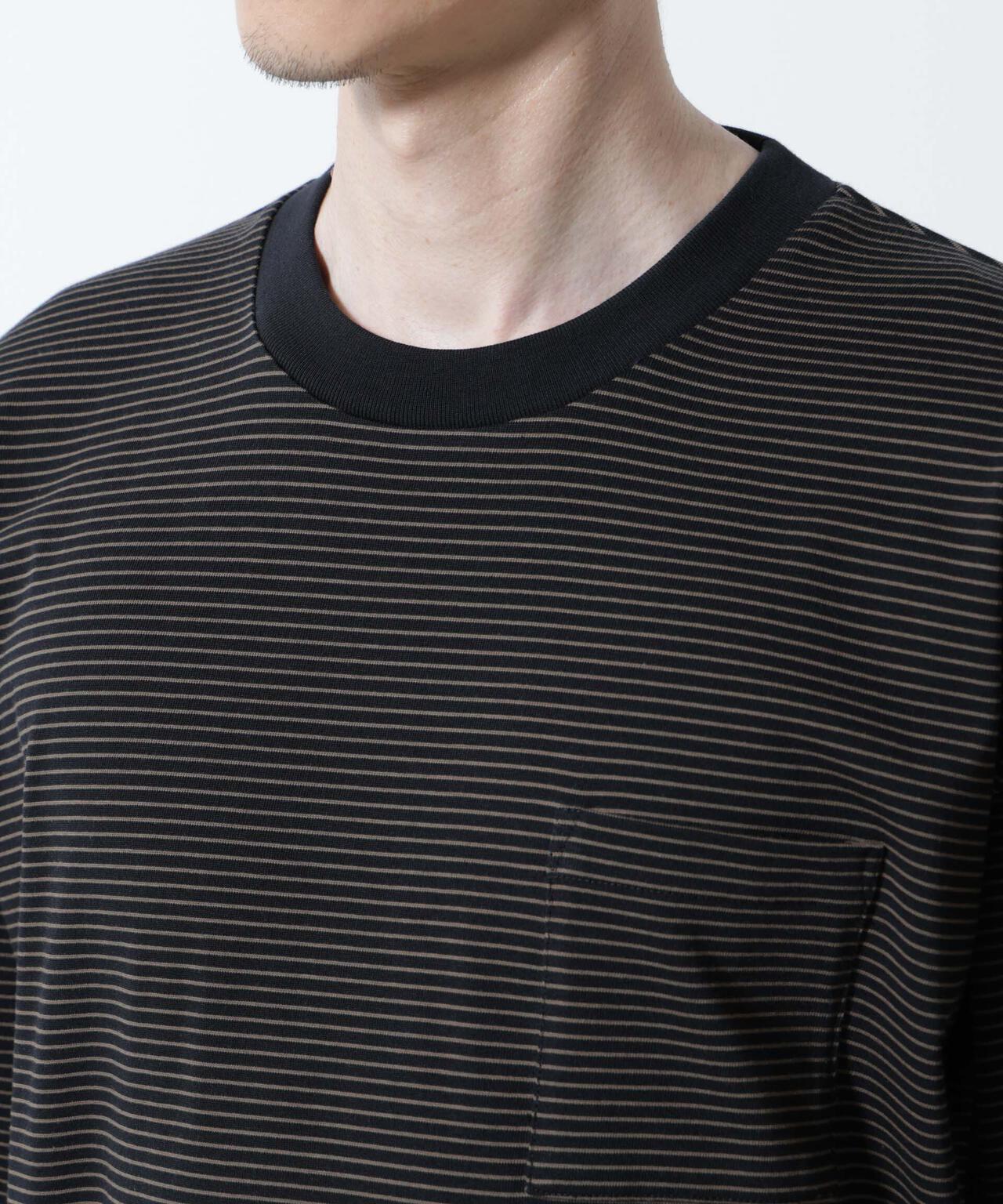 20シルケットボーダーTシャツ 半袖 6725224208