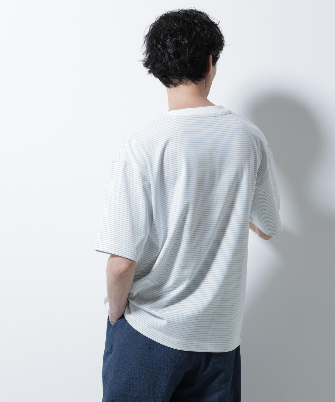 20シルケットボーダーTシャツ 半袖 6725224208