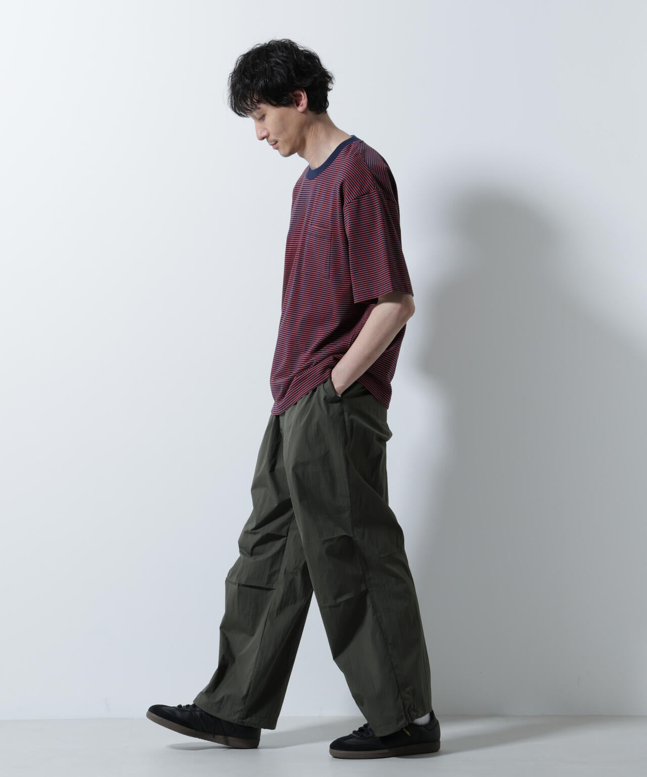 20シルケットボーダーTシャツ 半袖 6725224208