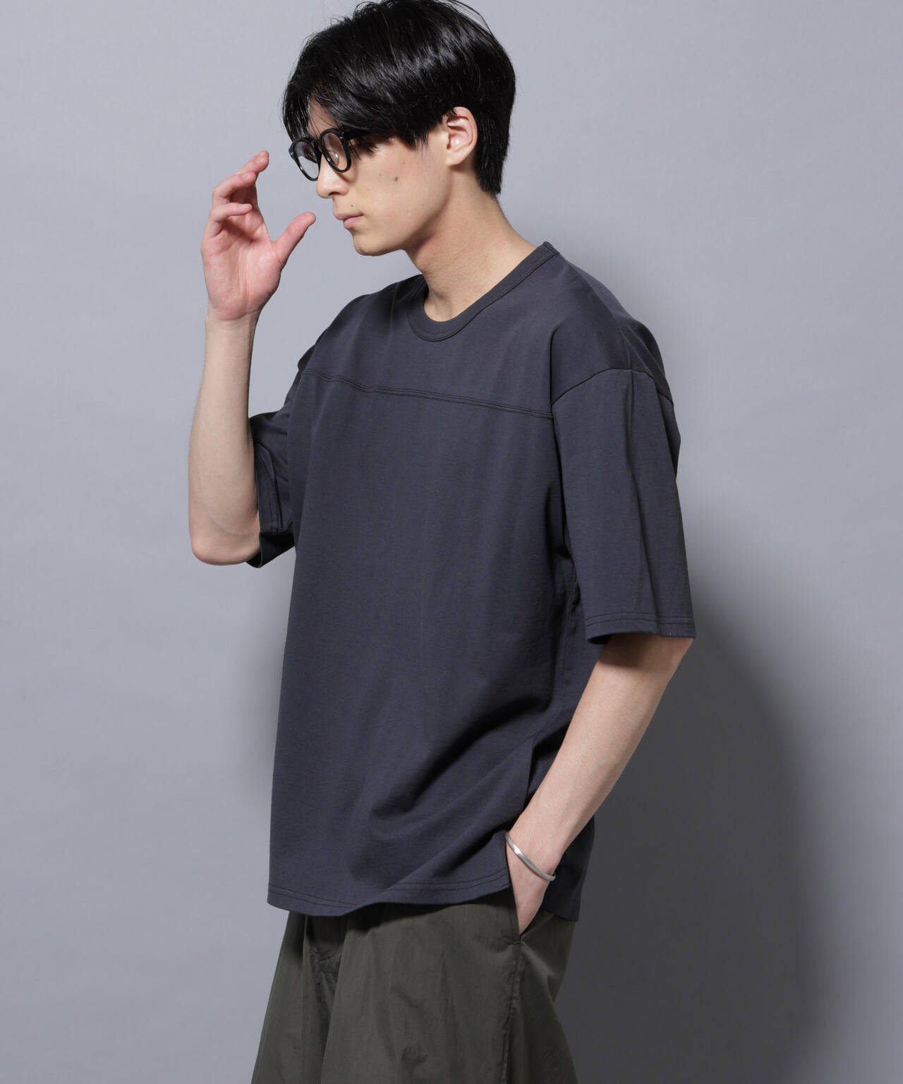 リラックスフットボールTシャツ 半袖 6725224211