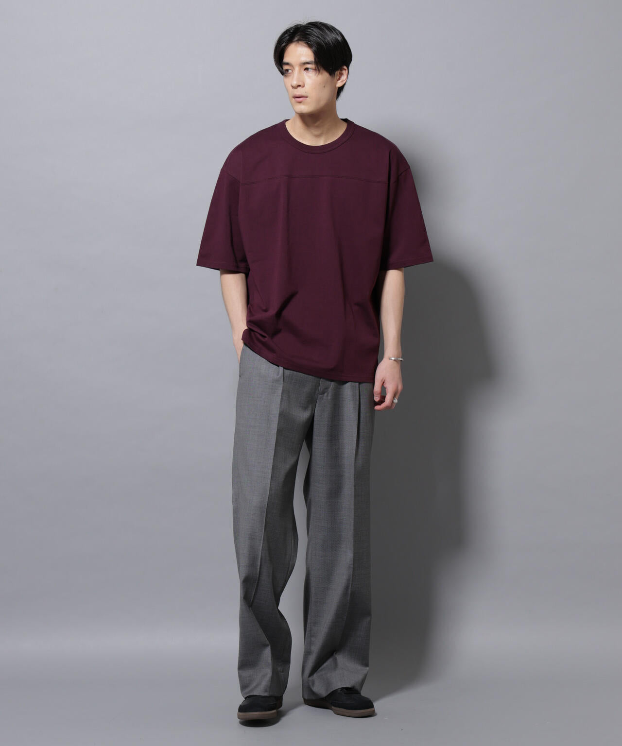 リラックスフットボールTシャツ 半袖 6725224211