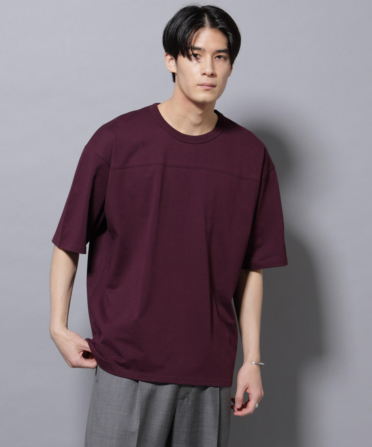 リラックスフットボールTシャツ 半袖 6725224211