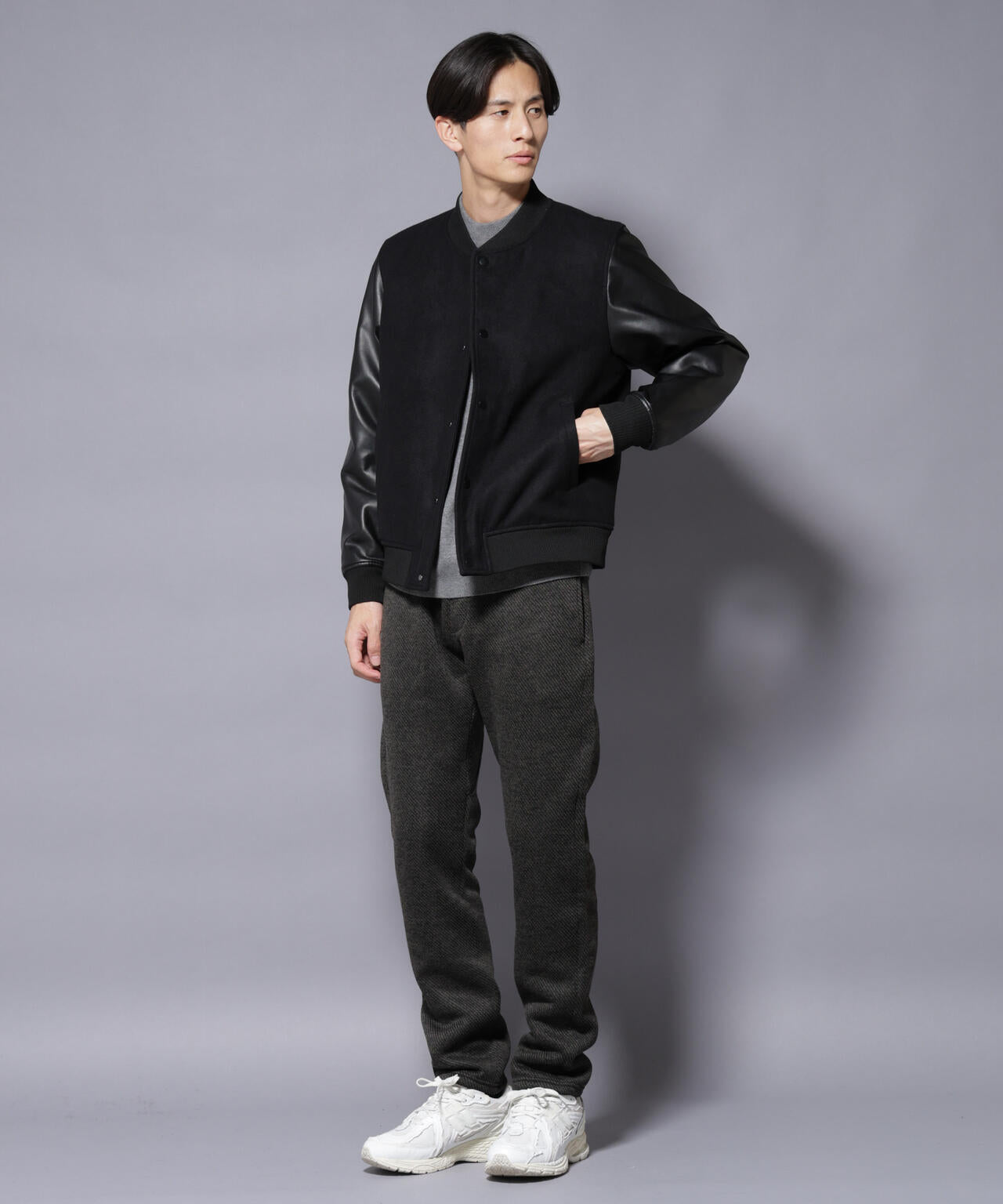 ニットフリースイージーパンツ(セットアップ可) 6725227206