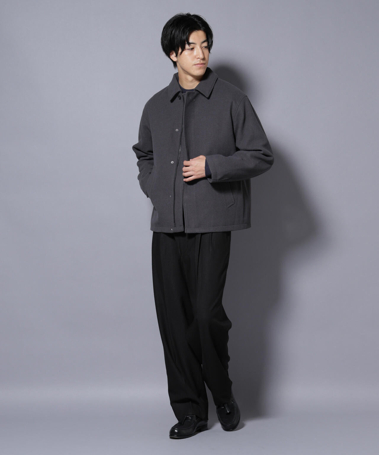 2タックテーパードスラックス 6725227210