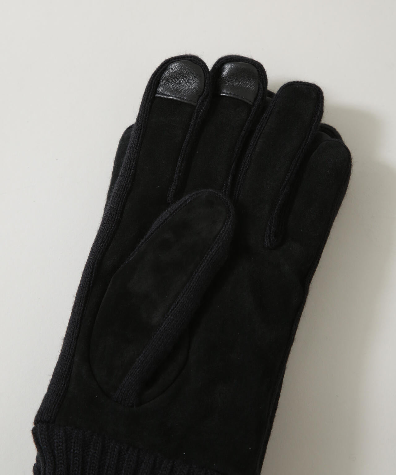 タッチパネル対応 Thinsulate スウェード×ニット切替グローブ 6725249203