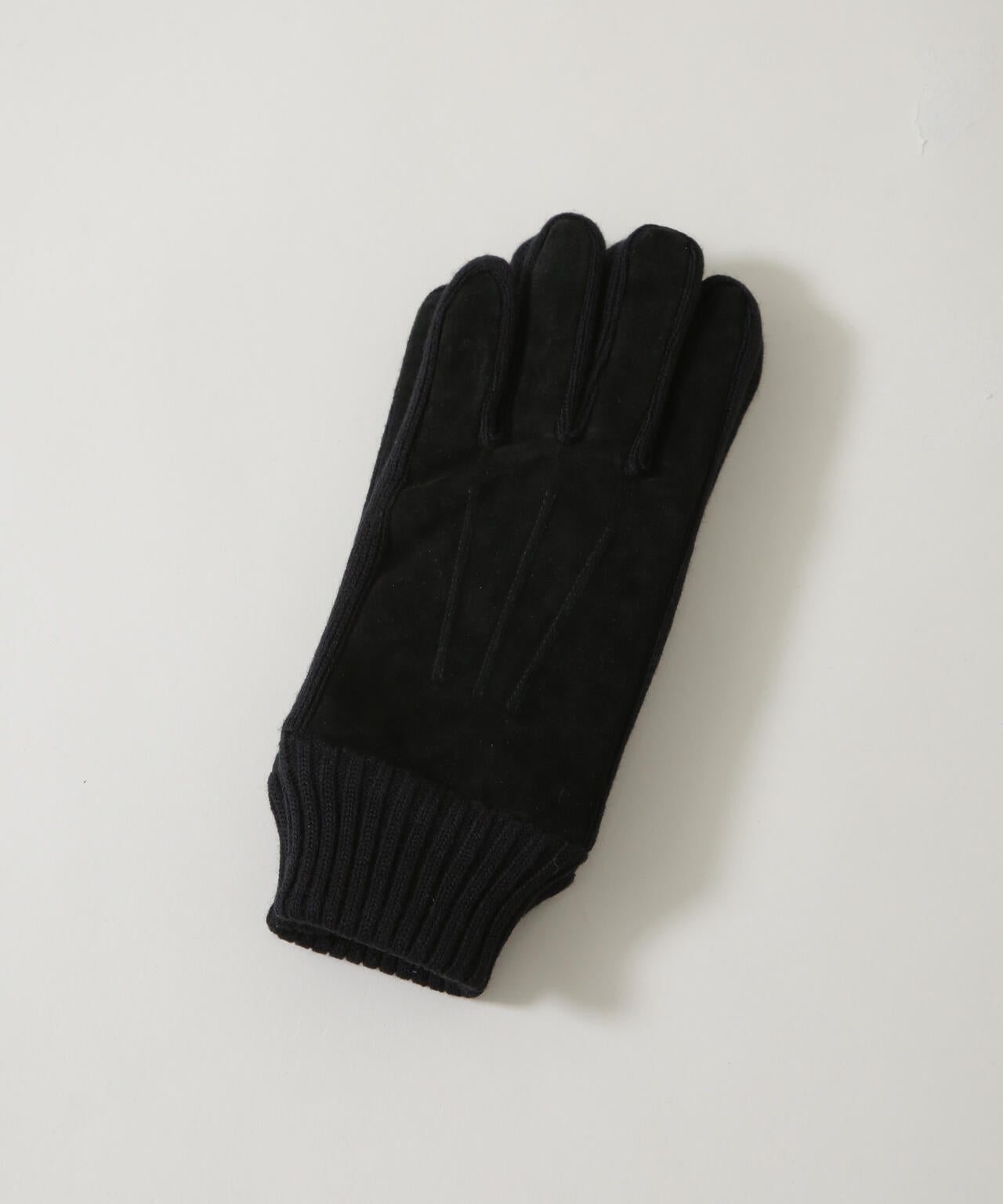 タッチパネル対応 Thinsulate スウェード×ニット切替グローブ 6725249203