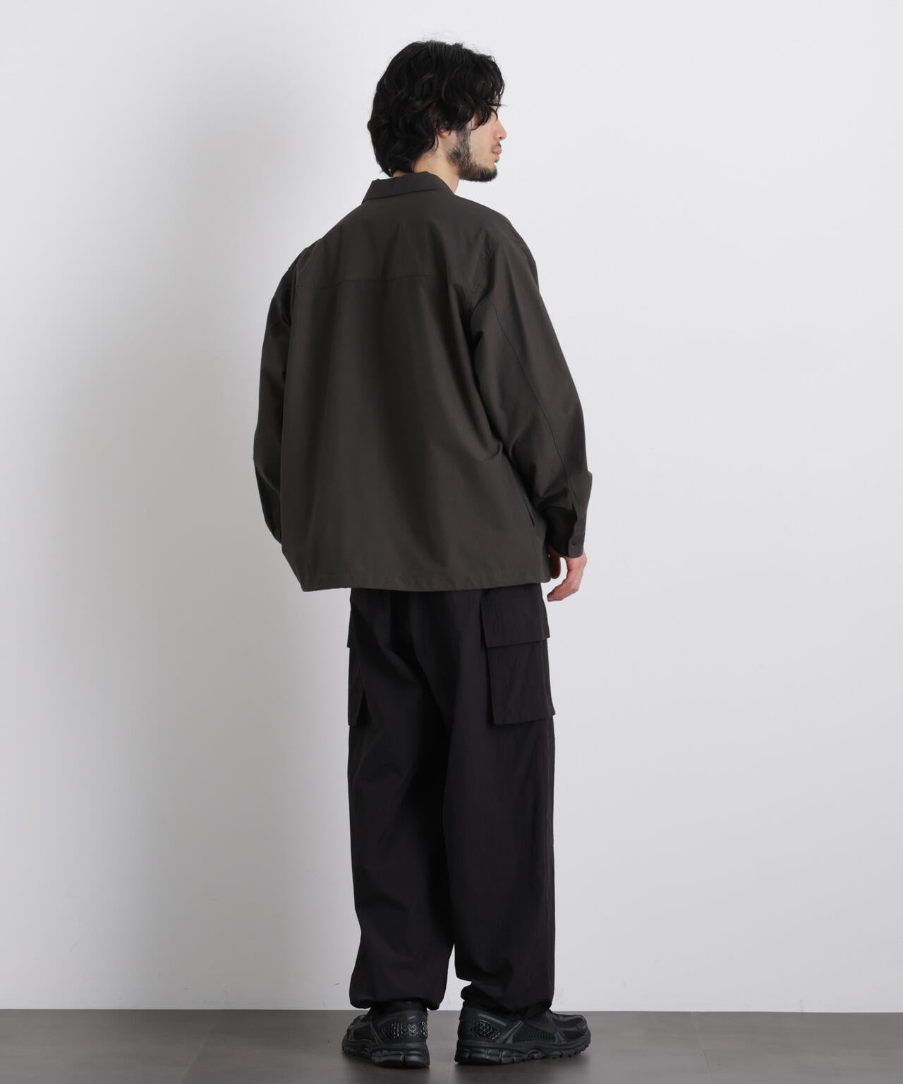 ストレッチワイドシャツブルゾン 6726112210