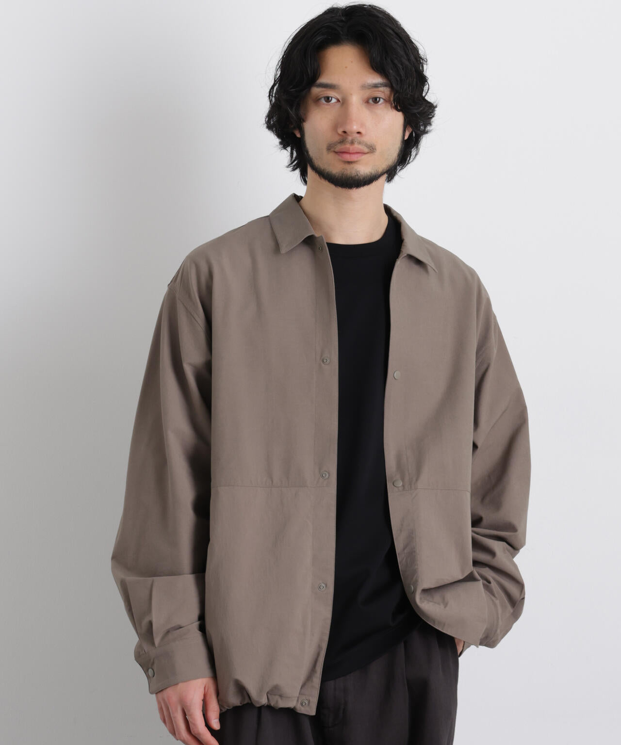 ストレッチワイドシャツブルゾン 6726112210