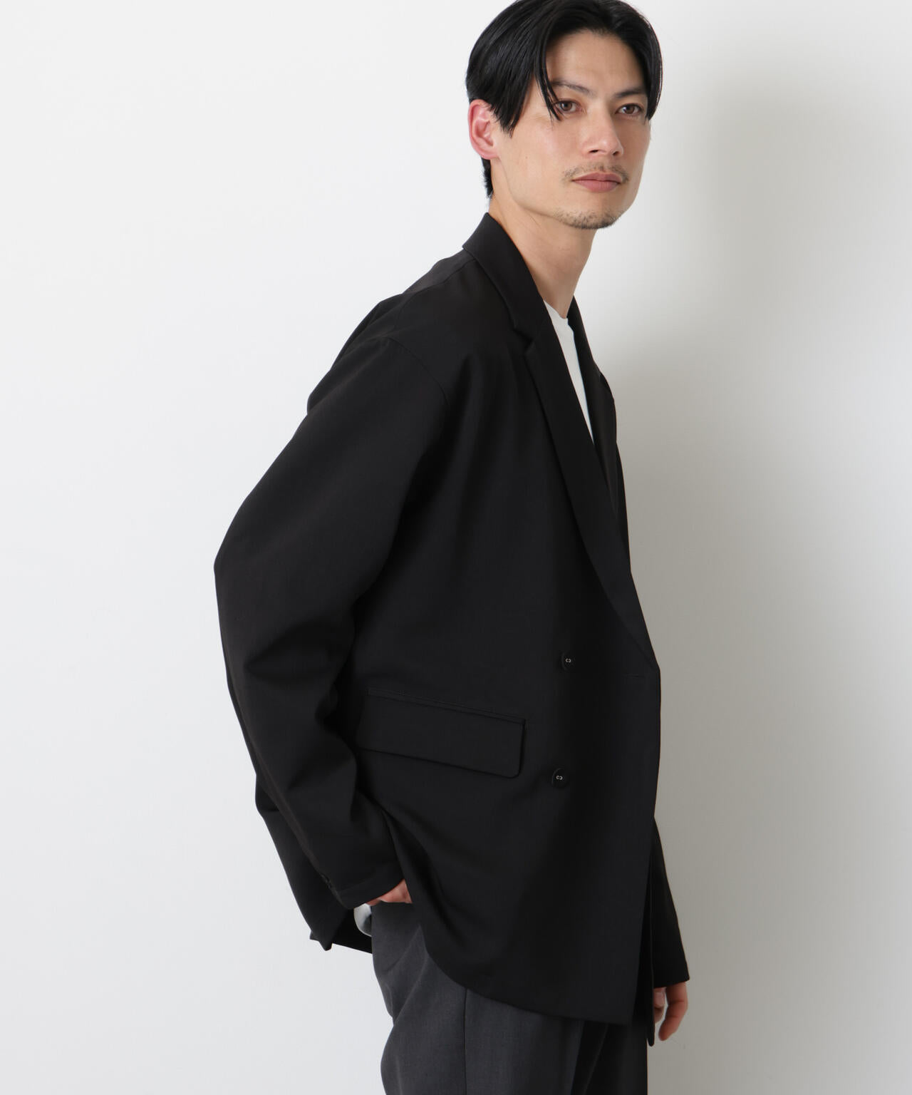 ドレープダブルジャケット 6726116203