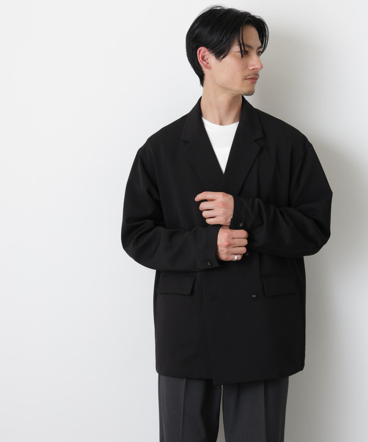 ドレープダブルジャケット 6726116203
