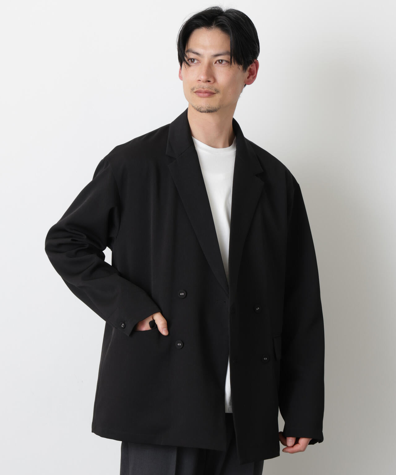 ドレープダブルジャケット 6726116203