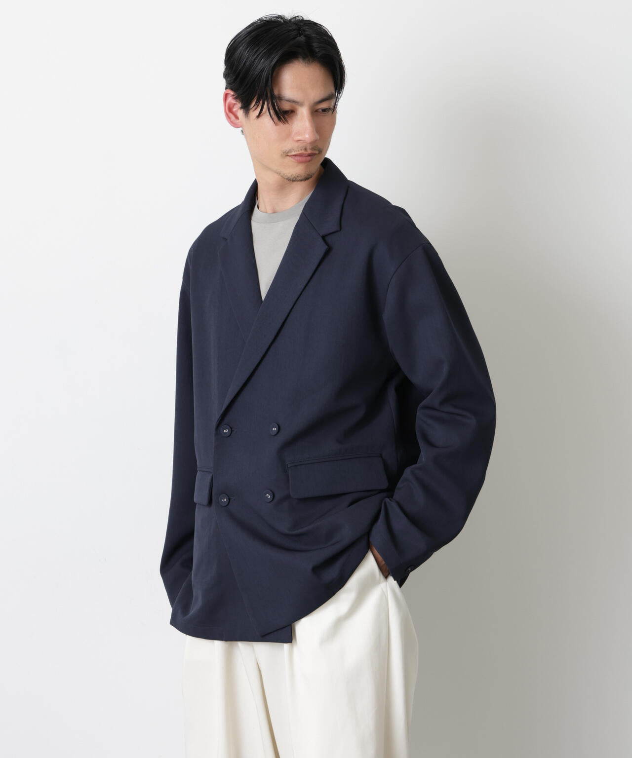 ドレープダブルジャケット 6726116203