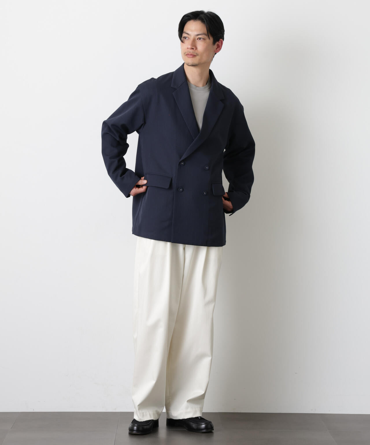 ドレープダブルジャケット 6726116203