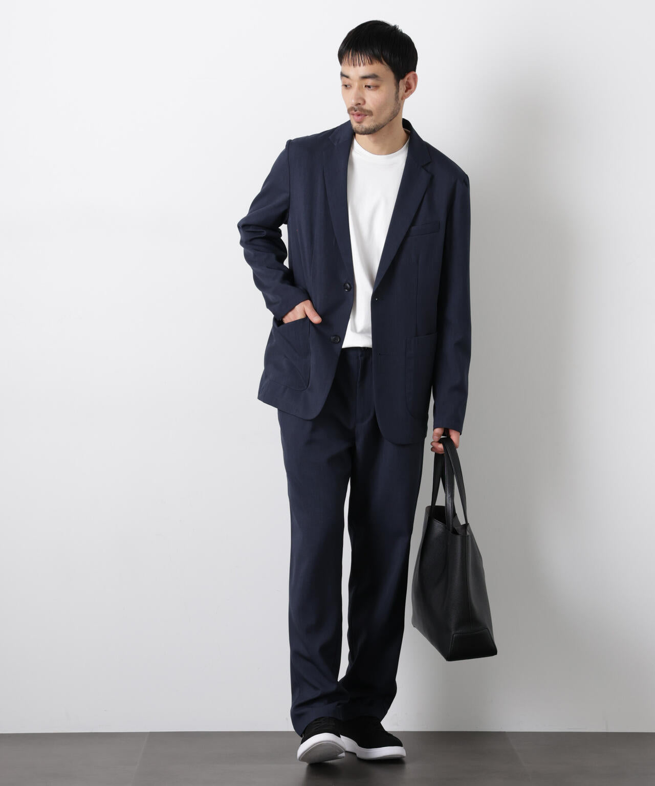 ポリエステルツイル セットアップ(洗濯機洗い可能) 6726118201