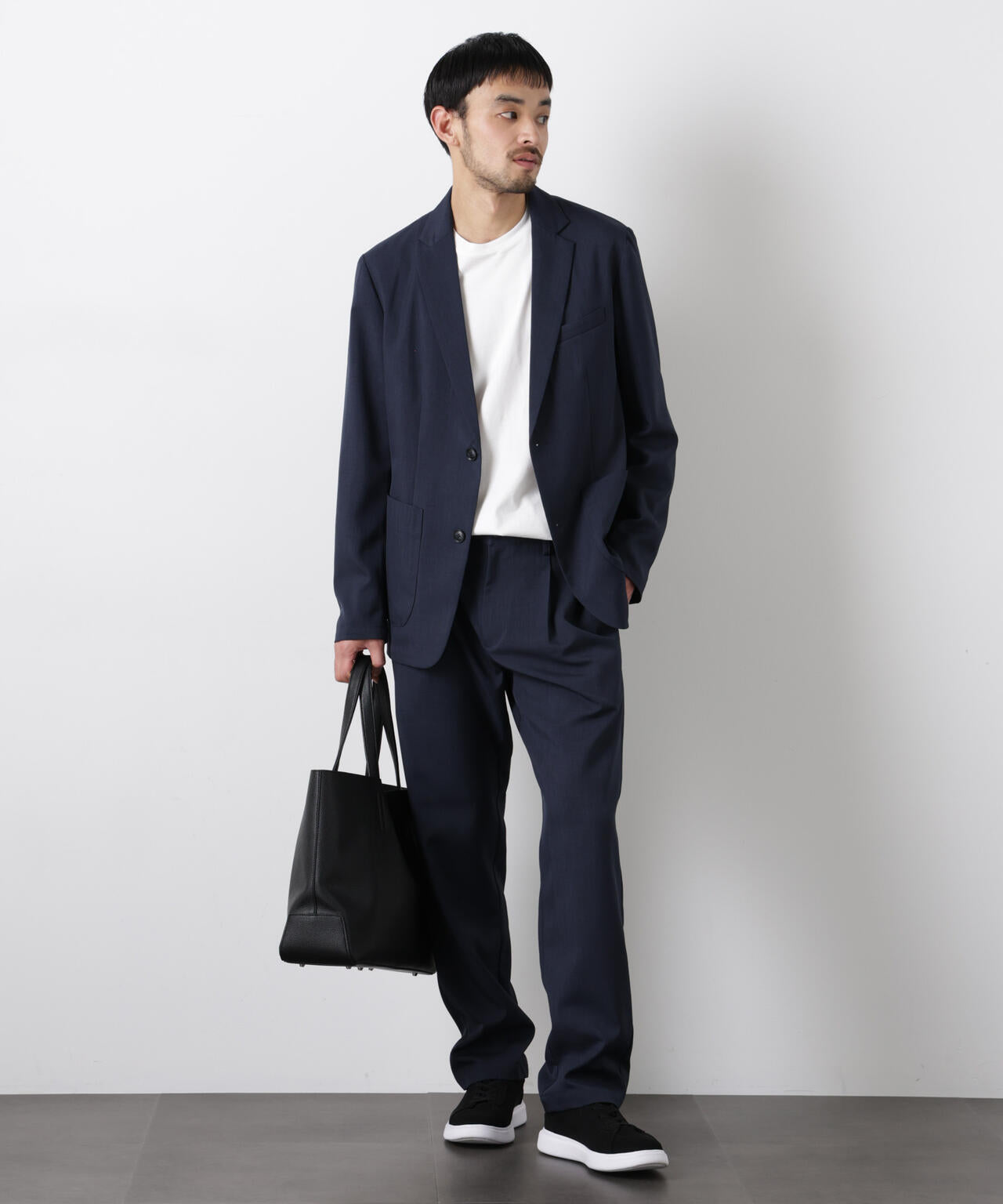 ポリエステルツイル セットアップ(洗濯機洗い可能) 6726118201