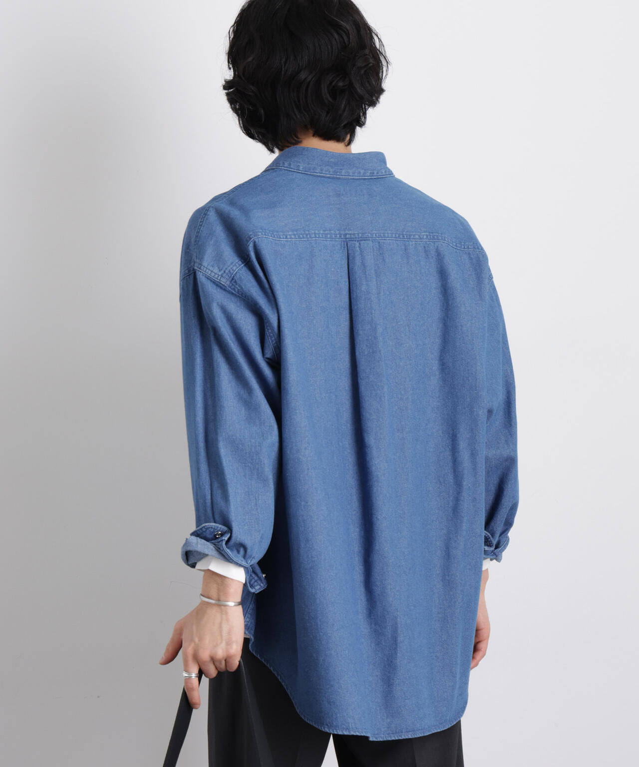 6.5oz リラックスデニムシャツ 長袖 6726120203