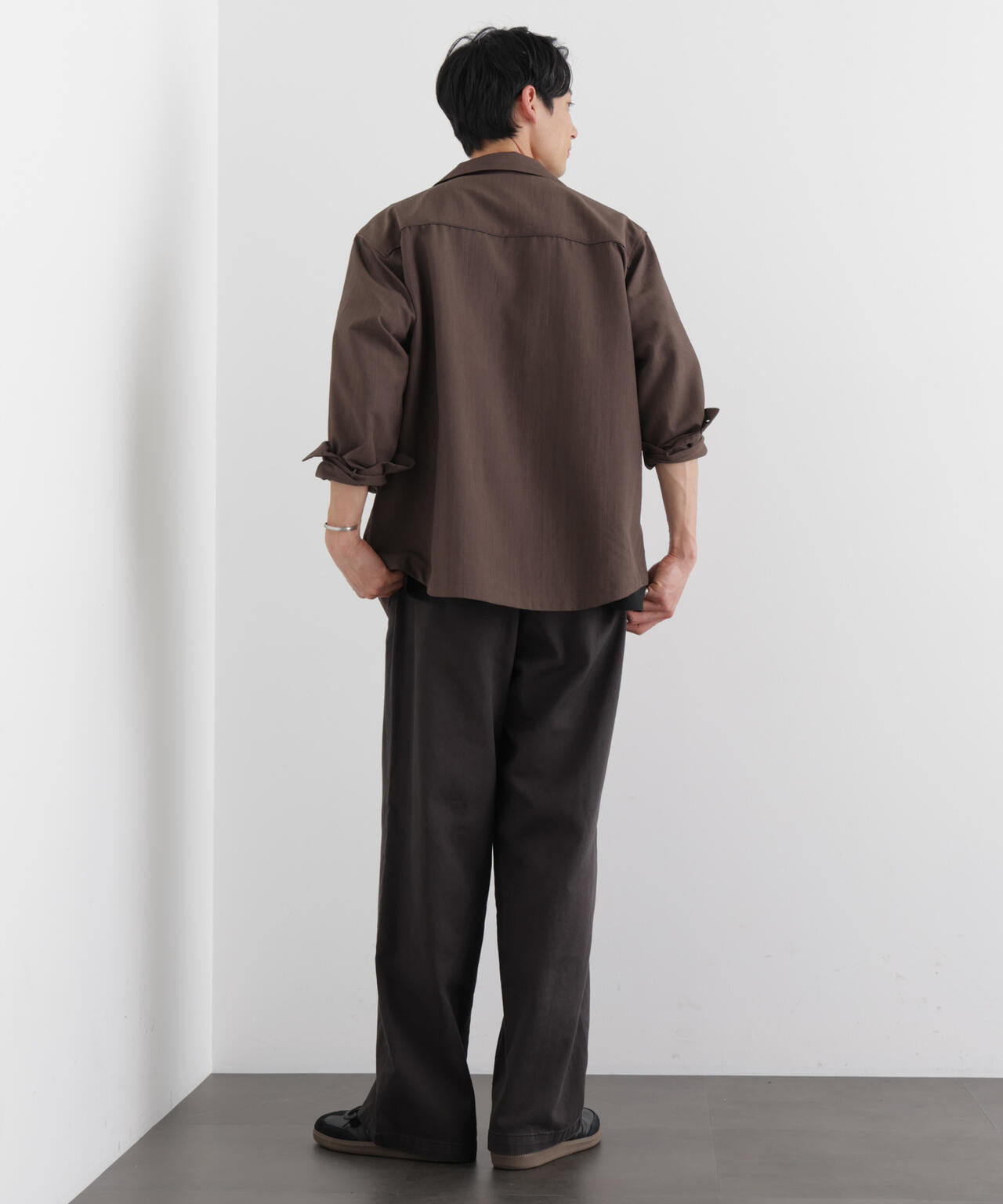 セオアルファ オープンカラーシャツ 長袖 6726120205