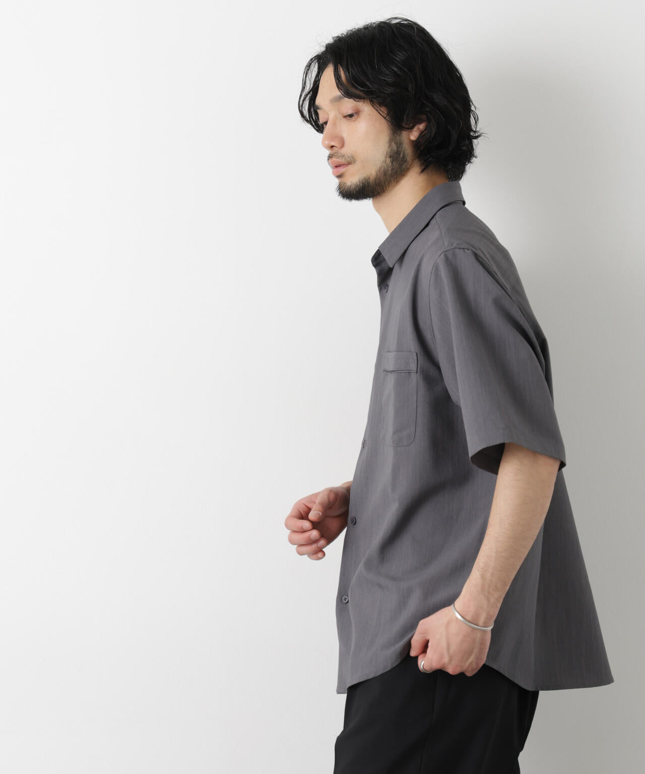 セオアルファ レギュラーカラーシャツ 半袖 6726121204