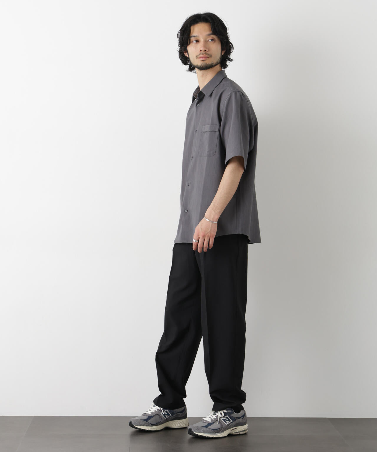 セオアルファ レギュラーカラーシャツ 半袖 6726121204
