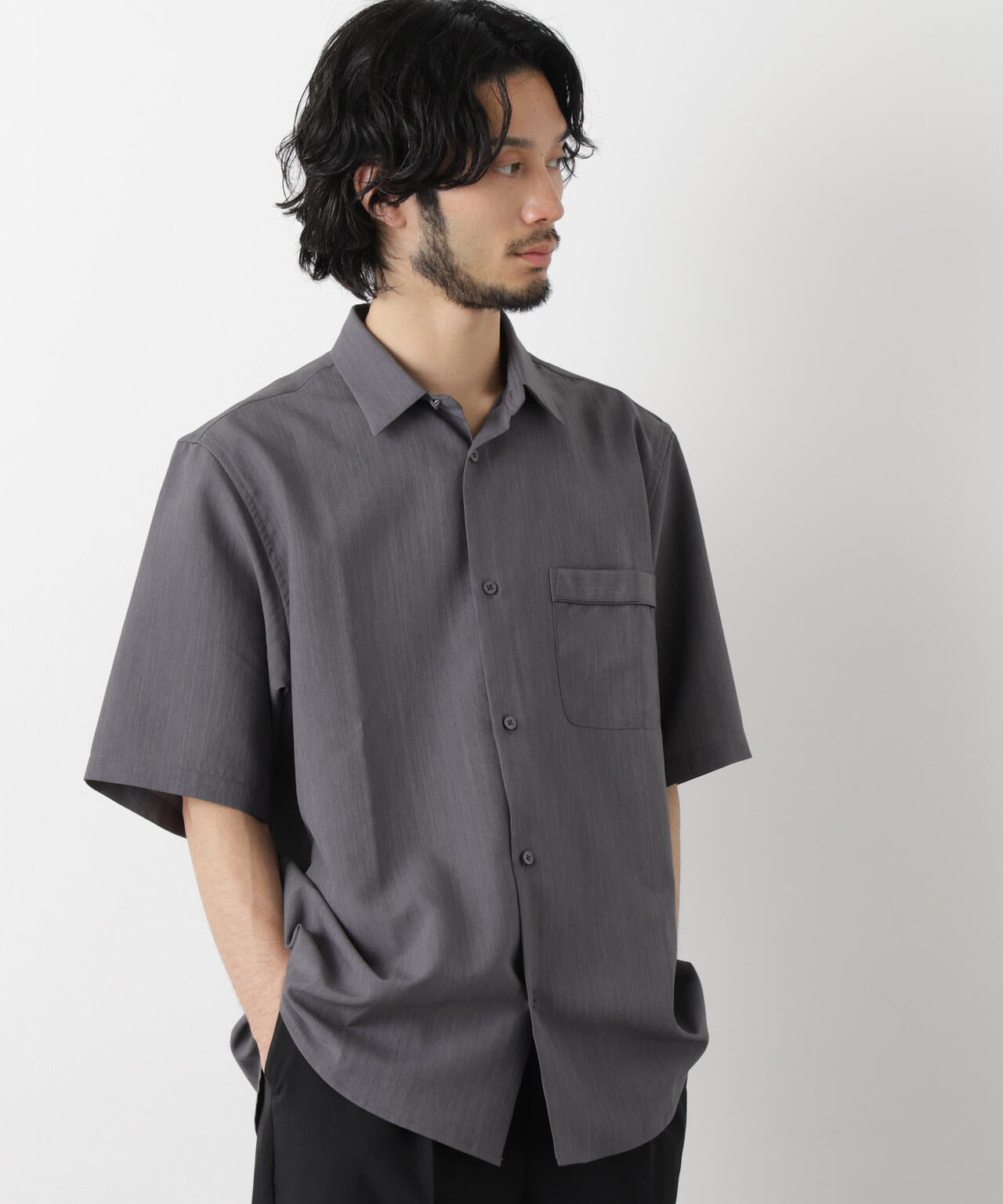 セオアルファ レギュラーカラーシャツ 半袖 6726121204