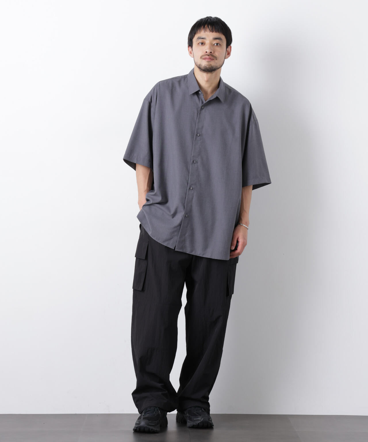 ビッグドレープシャツ 半袖 6726121210