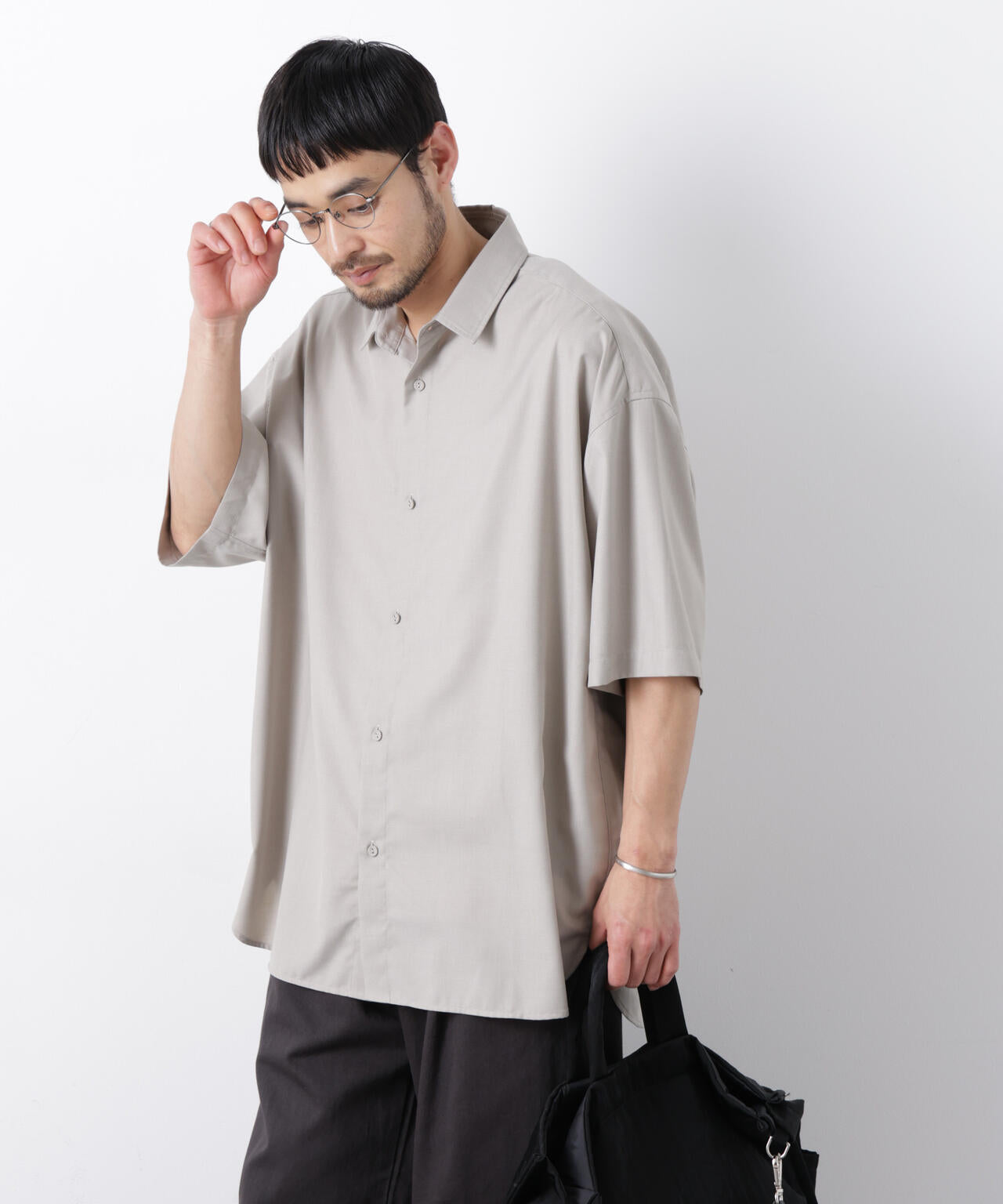 ビッグドレープシャツ 半袖 6726121210