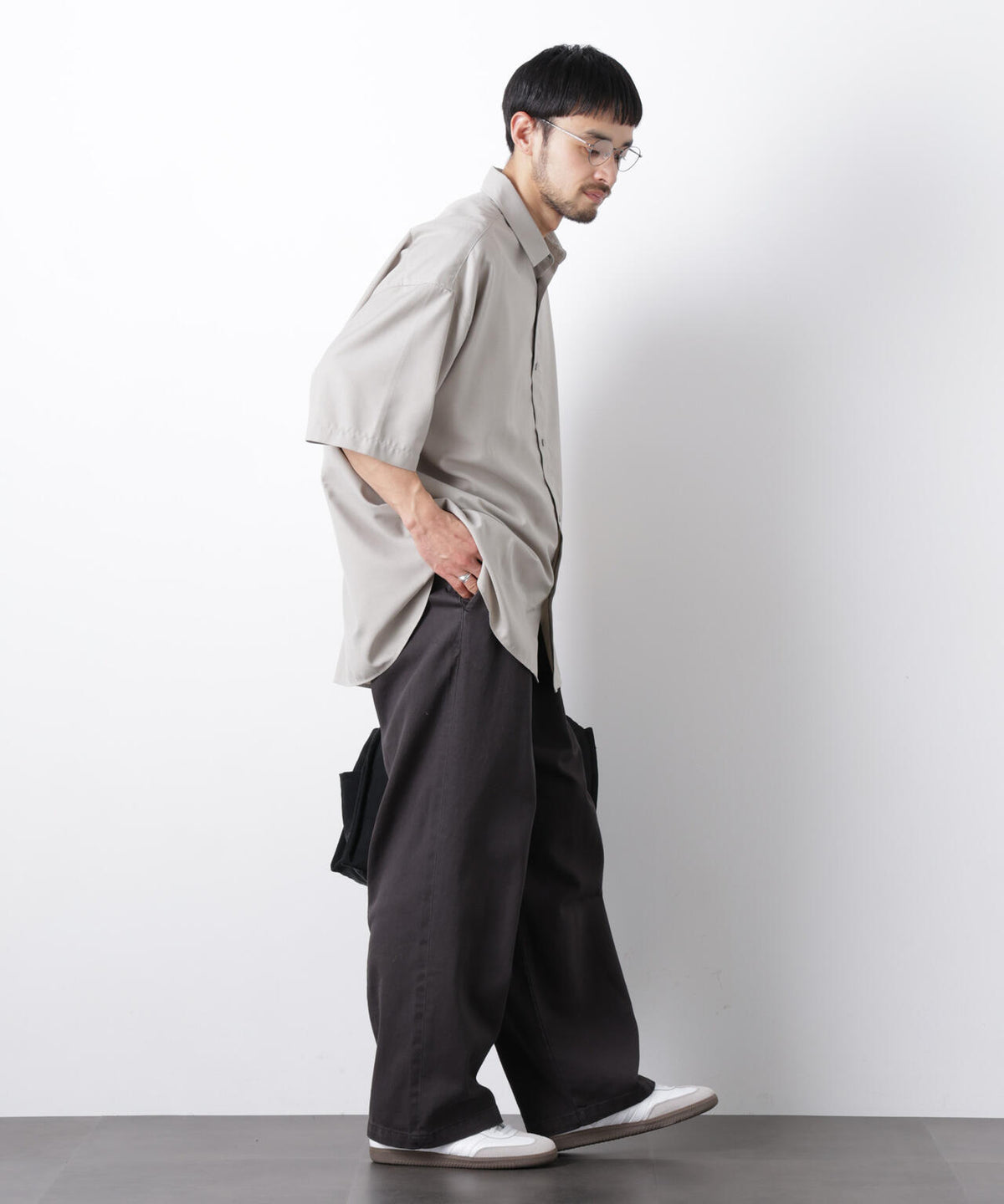 ビッグドレープシャツ 半袖 6726121210