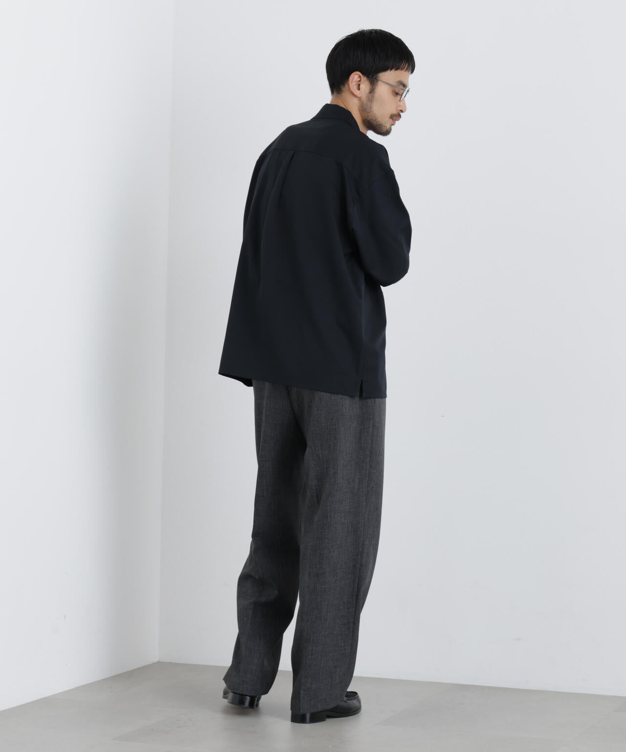 COOLFIBER(R)ドレープツイルシャツ半袖 6726121235