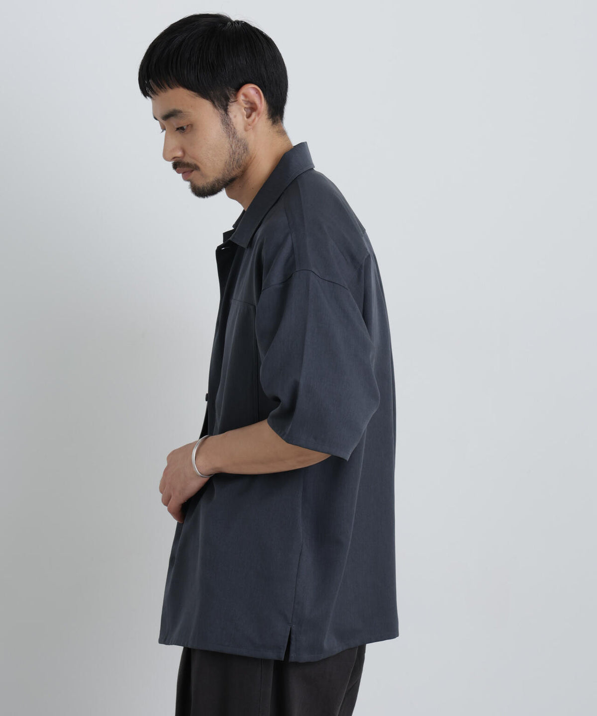 COOLFIBER(R)ドレープツイルシャツ半袖 6726121235