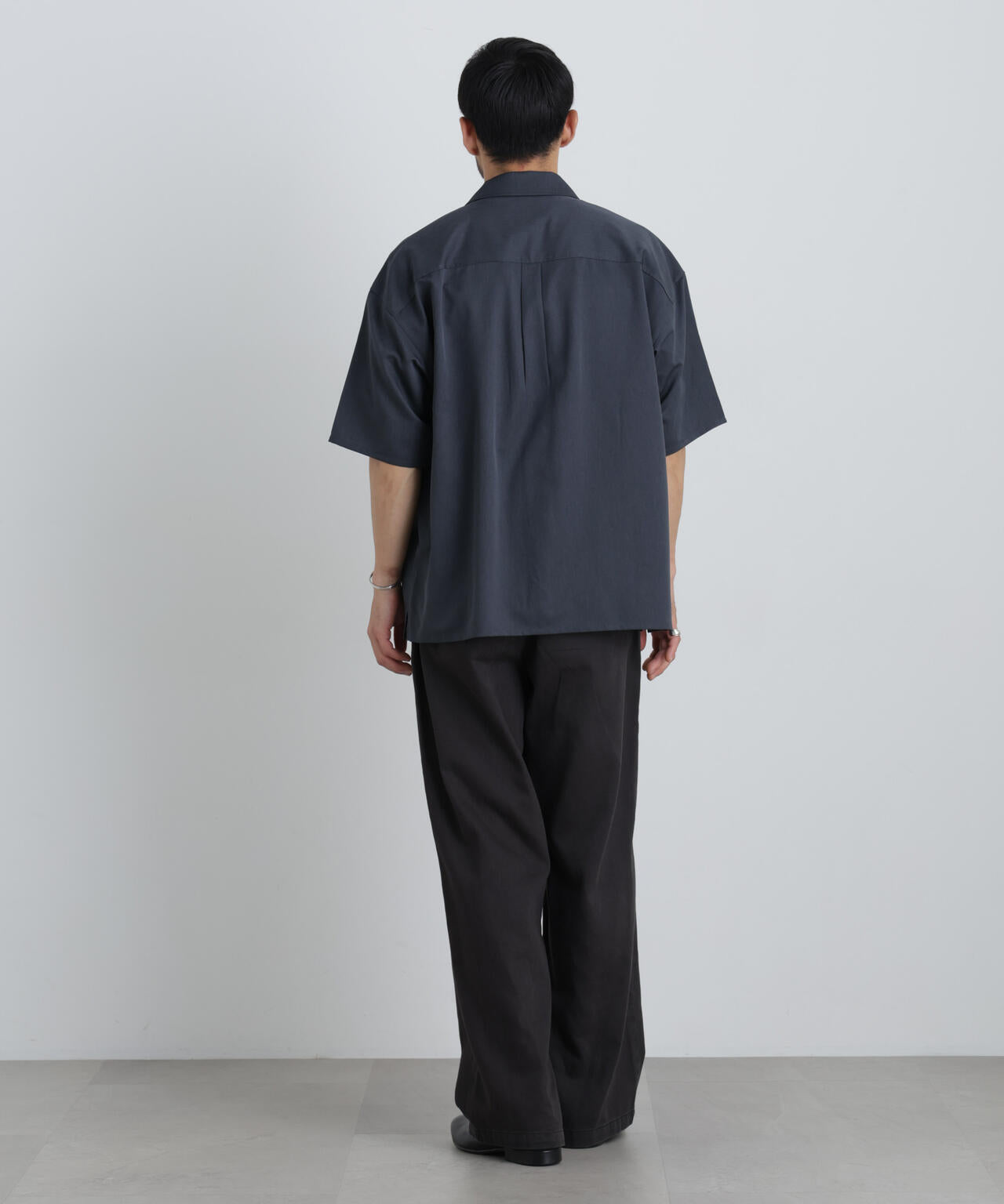 COOLFIBER(R)ドレープツイルシャツ半袖 6726121235