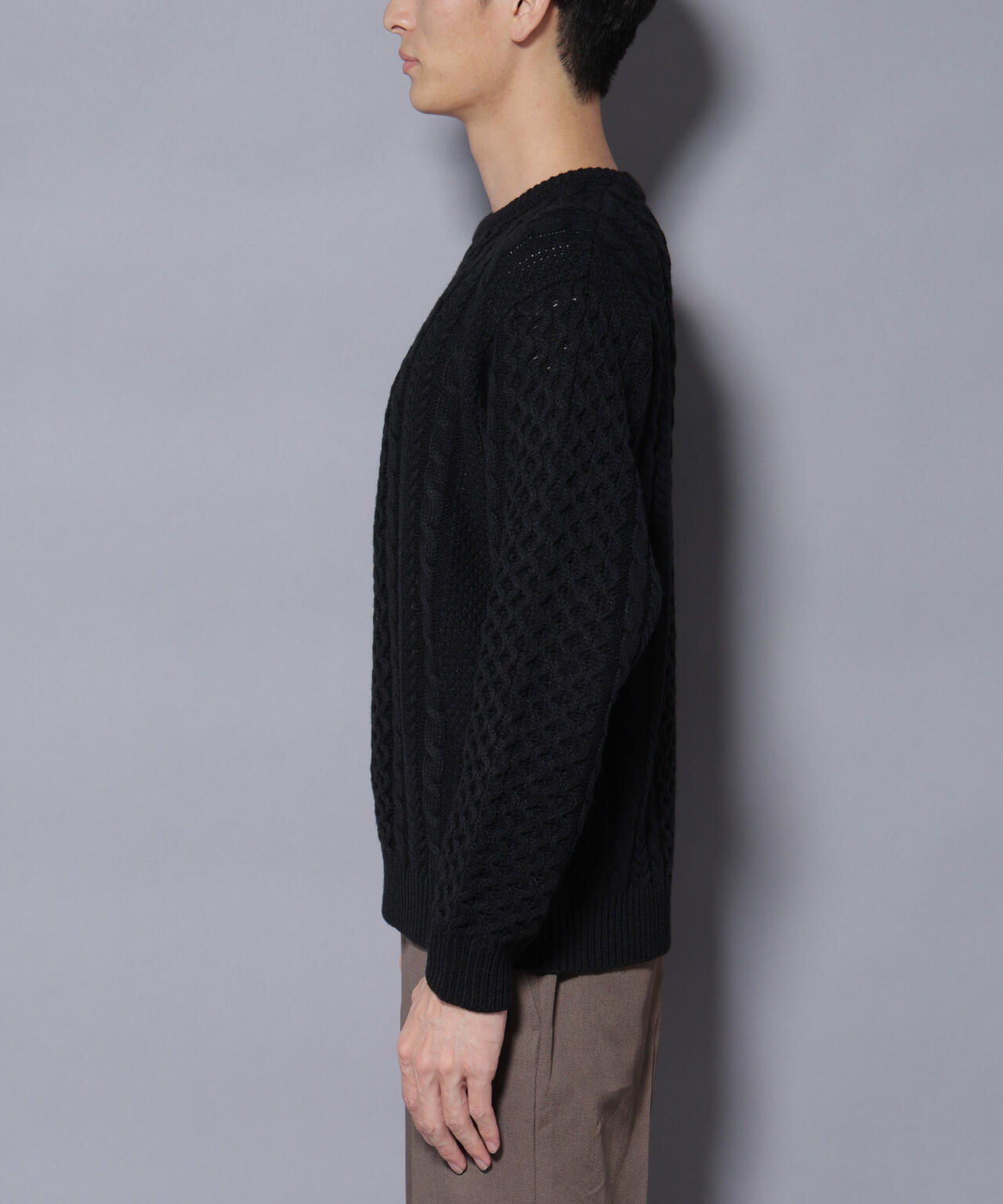 ローゲージケーブルニット 6726122207