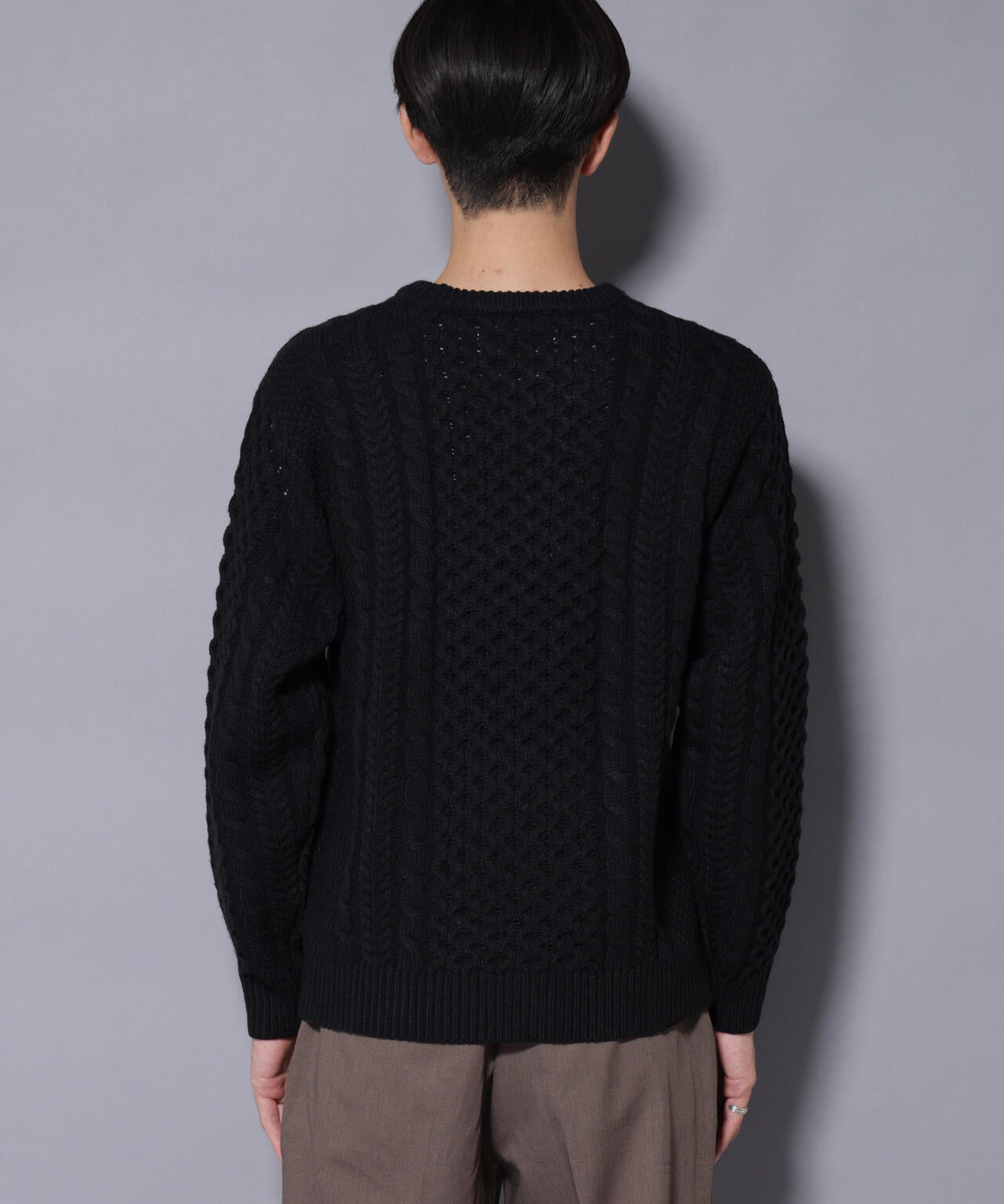 ローゲージケーブルニット 6726122207