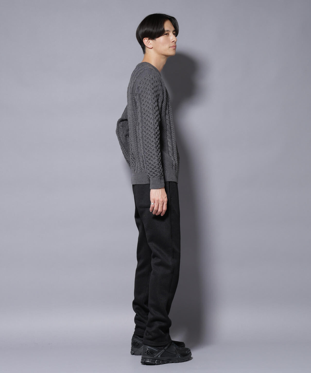 ローゲージケーブルニット 6726122207